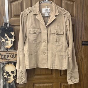 🔥VINTAGE🔥BB Dakota Women's Utility Jacket in Beige